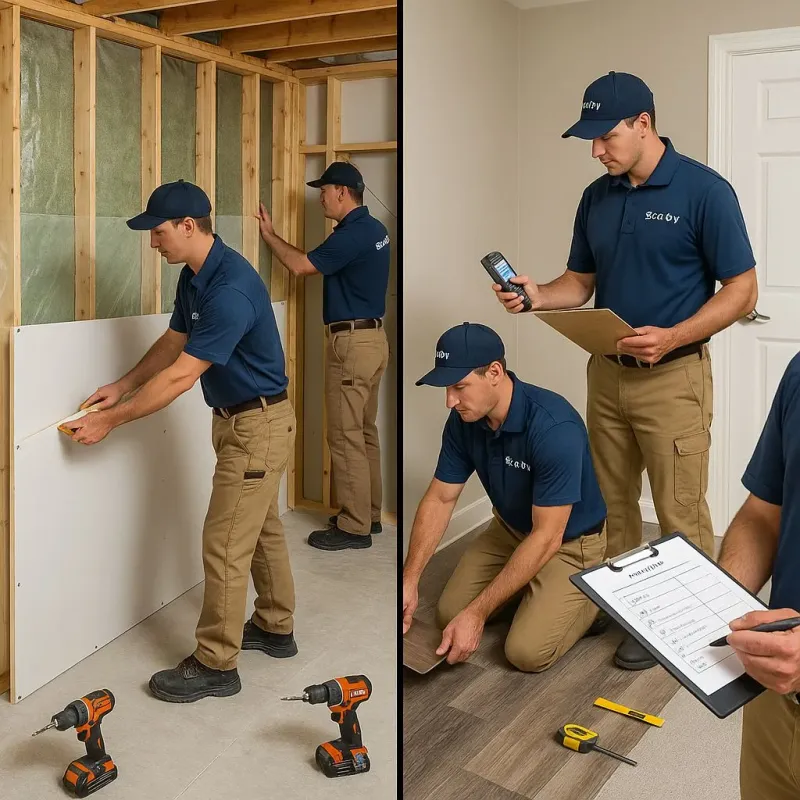 Repairs and Reconstruction process in Rushmere, VA